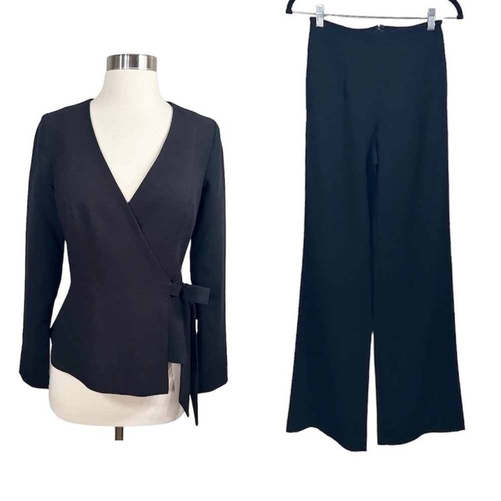 Black Halo Apollo Two Piece Pant Suit Black - Picture 2 of 15
